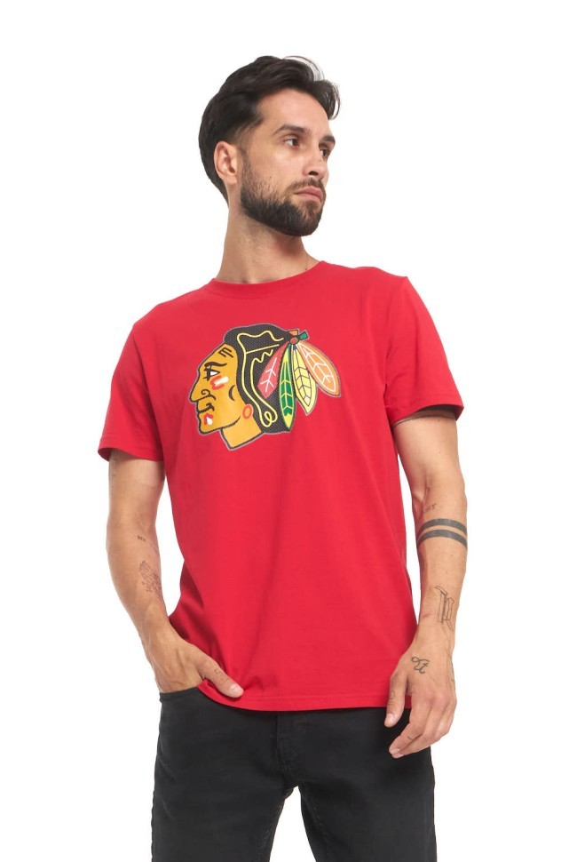 Футболка ATRIBUTIKA & CLUB Chicago Blackhawks, красн. 30180 в Челябинске  в Челябинске 