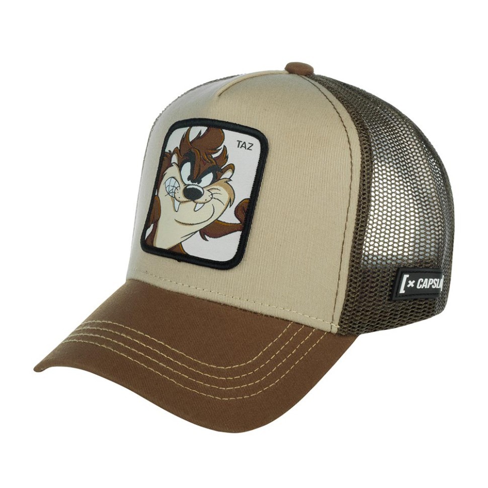 Бейсболка CAPSLAB Looney Tunes Taz коричневый 88-247-14-00 в Челябинске  в Челябинске 