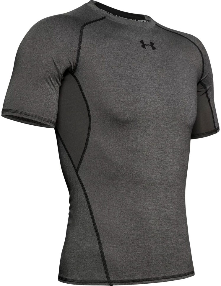 Футболка Under Armour компрессионная UA HG ARMOUR SS 1257468-090 в Челябинске в Челябинске
