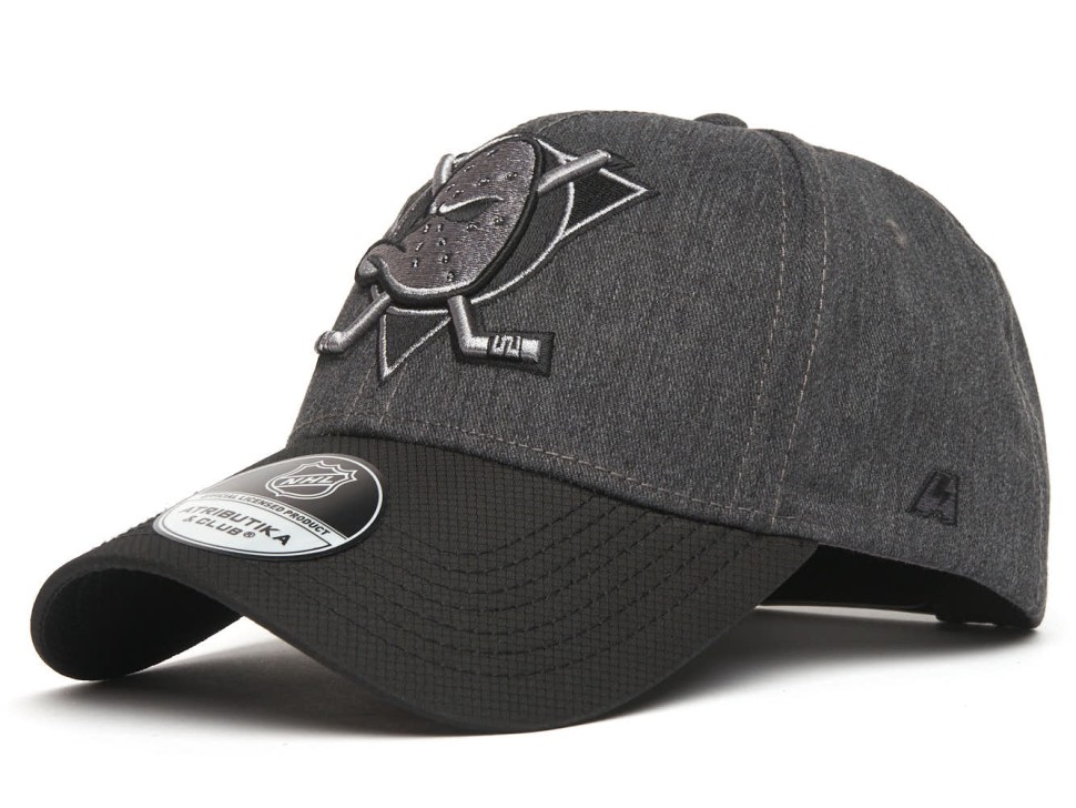 Бейсболка ATRIBUTIKA & CLUB Anaheim Ducks, серо-черн. 31545 в Челябинске  в Челябинске 