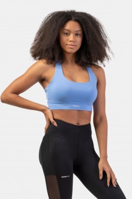 Топ NEBBIA Active Sports Bra with medium impact 413  light blue