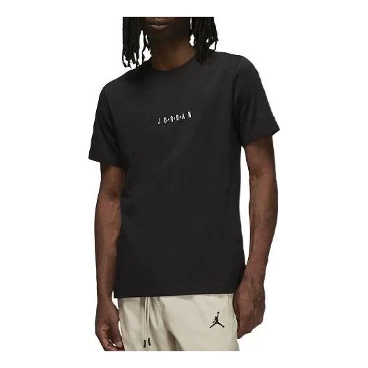 Футболка Nike Air Jordan Mens T-Shirt Black DM3182-010 в Челябинске  в Челябинске 