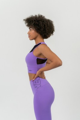 Лосины Nebbia 443 fit  activewear high-waist leggings Lila