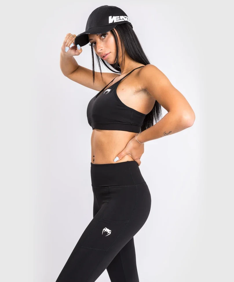 Бра Venum Essential Low Impact Sports Bra - Black ven04658-001 в Челябинске  в Челябинске 