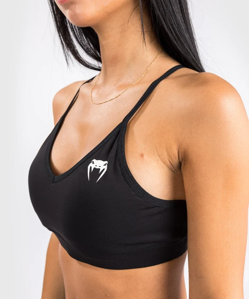 Бра Venum Essential Low Impact Sports Bra - Black ven04658-001 в Челябинске  в Челябинске 
