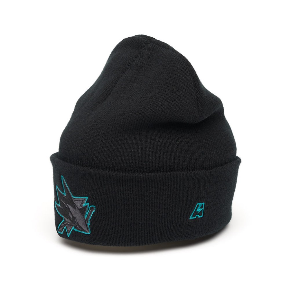 Шапка ATRIBUTIKA & CLUB San Jose Sharks, черн. 59209 в Челябинске  в Челябинске 