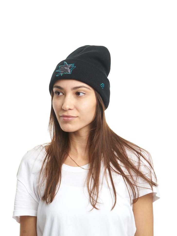 Шапка ATRIBUTIKA & CLUB San Jose Sharks, черн. 59209 в Челябинске  в Челябинске 
