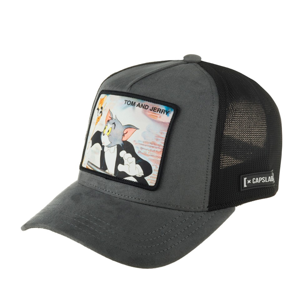 Бейсболка CAPSLAB CL/TAJ5/1/PCT/TOM Tom And Jerry (серый) 88-613-08-00 в Челябинске  в Челябинске 