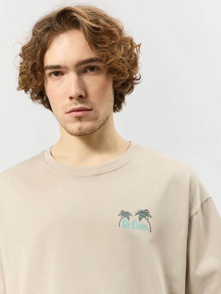 Футболка Lee Cooper LC-TEE-073MSS/BE в Челябинске  в Челябинске 