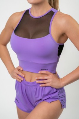 Топ Nebbia 437 activewear Padded sports bra Lila