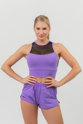 Топ Nebbia 437 activewear Padded sports bra Lila