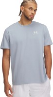 Футболка Under Armour UA M LOGO EMB HEAVYWEIGHT SS 1373997-465 в Челябинске в Челябинске