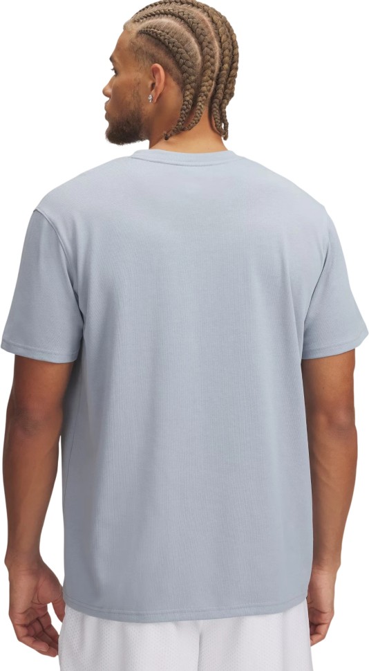 Футболка Under Armour UA M LOGO EMB HEAVYWEIGHT SS 1373997-465 в Челябинске в Челябинске