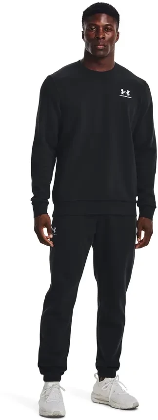 Джемпер Under Armour UA Essential Fleece Crew-BLK 1374250-001 в Челябинске  в Челябинске 