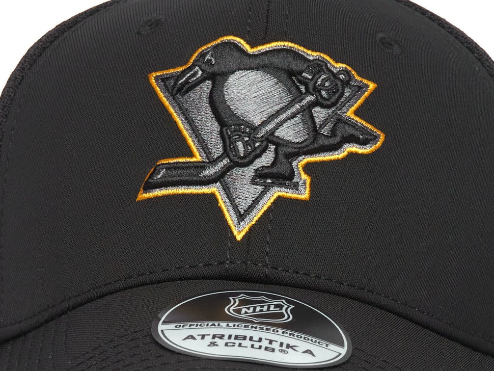Бейсболка ATRIBUTIKA & CLUB Pittsburgh Penguins, черн. 31721 в Челябинске  в Челябинске 
