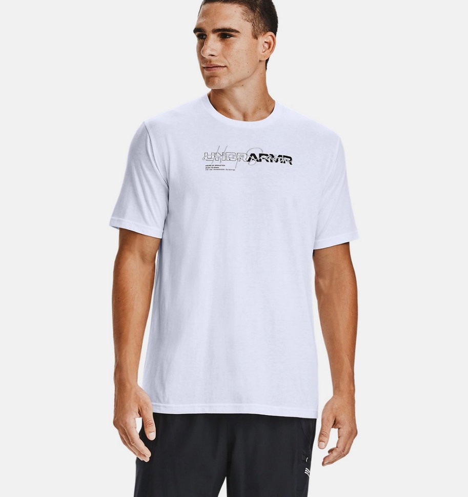 Футболка Under Armour UA UNDR ARMR WORDMARK TEE 1356892-100 в Челябинске  в Челябинске 