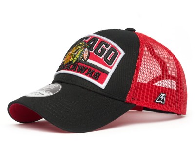 Бейсболка ATRIBUTIKA &amp; CLUB Chicago Blackhawks, черн.-красн. 31728