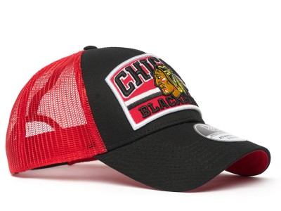 Бейсболка ATRIBUTIKA &amp; CLUB Chicago Blackhawks, черн.-красн. 31728