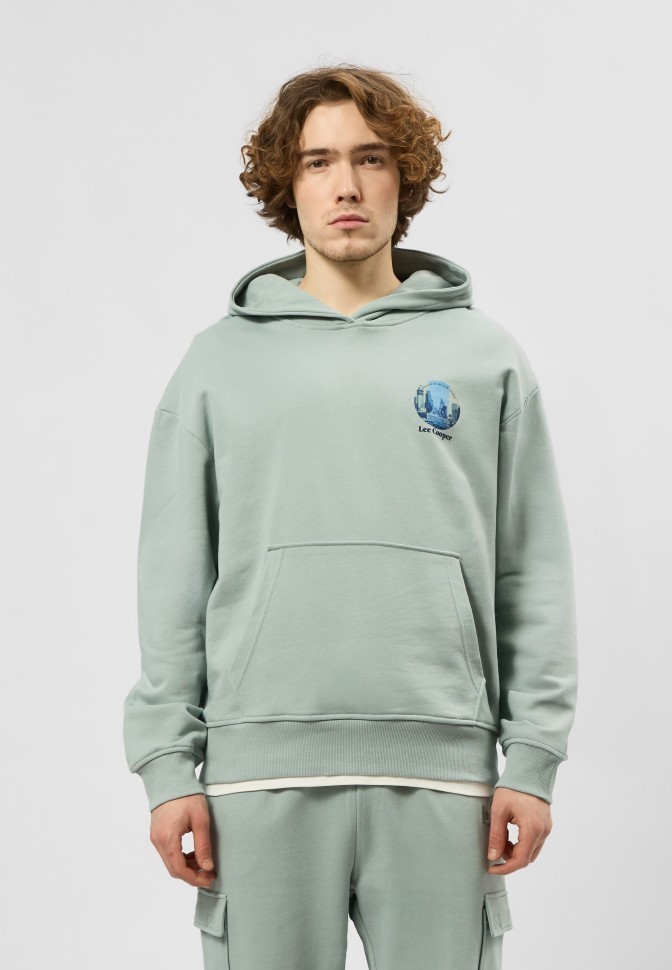 Толстовка Lee Cooper LC-HD-046MSS/GRN в Челябинске  в Челябинске 