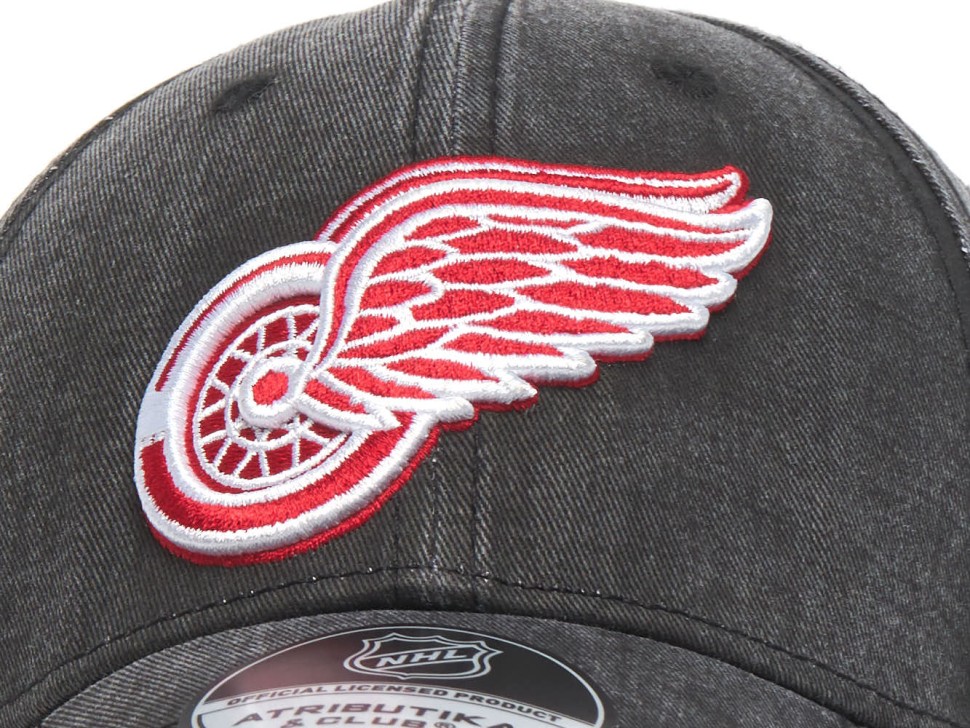 Бейсболка ATRIBUTIKA & CLUB Detroit Red Wings, черн. 31767 в Челябинске  в Челябинске 