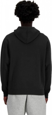 Толстовка New Balance Stacked Logo French Terry Full Zip Hoo MJ41501BK