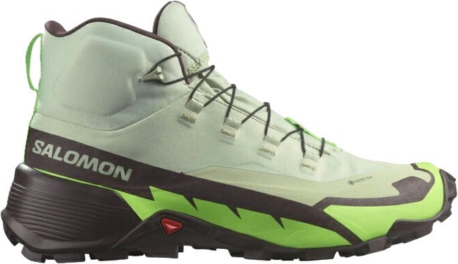 Кроссовки Salomon CROSS HIKE MID GTX 2 L47277700 Desert Sage/Green Gecko/Chocolate Plum Male в Челябинске  в Челябинске 
