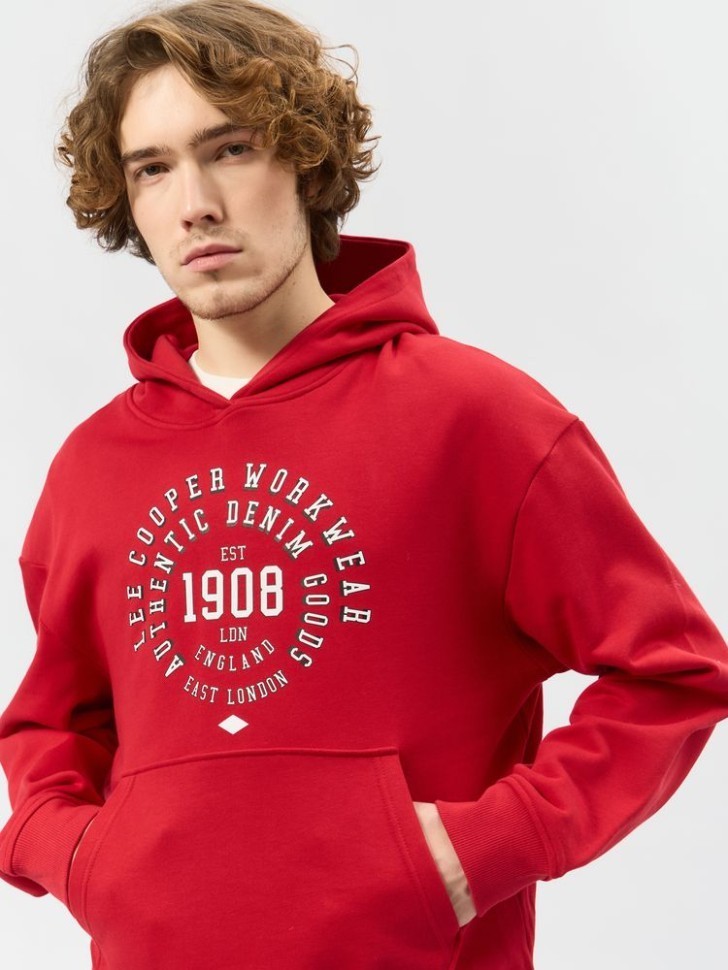 Толстовка Lee Cooper LC-HD-048MSS/RD в Челябинске  в Челябинске 
