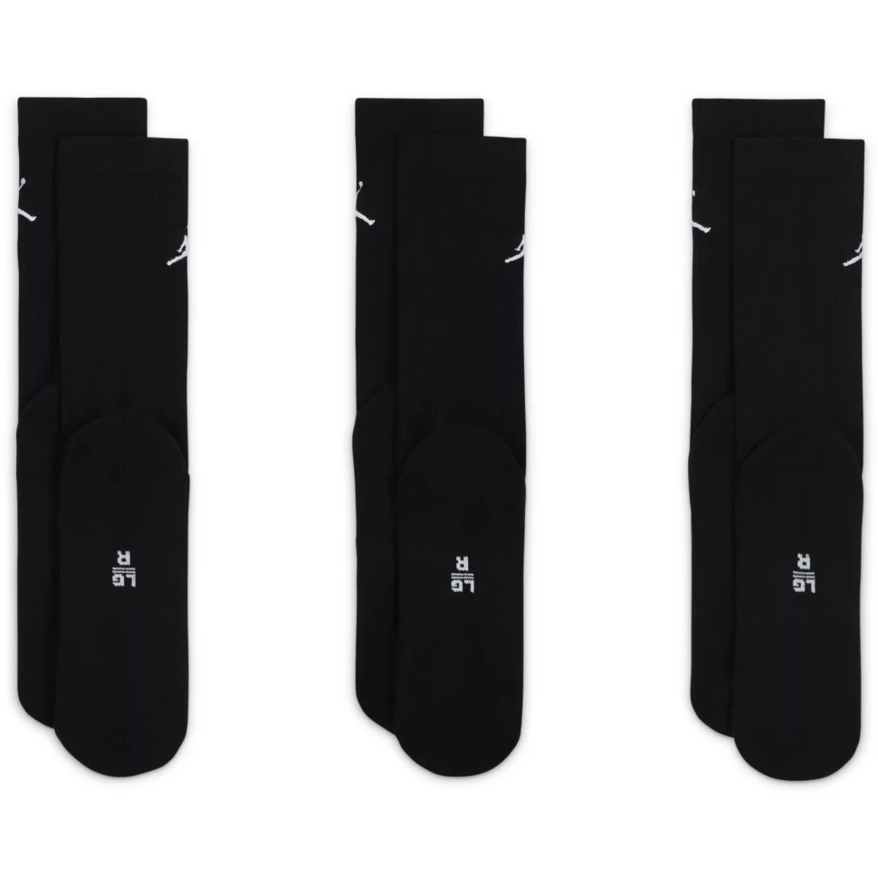 Носки Nike Jordan EVERYDAY CUSH POLY ANKLE 3PR - 144 DX9655-010