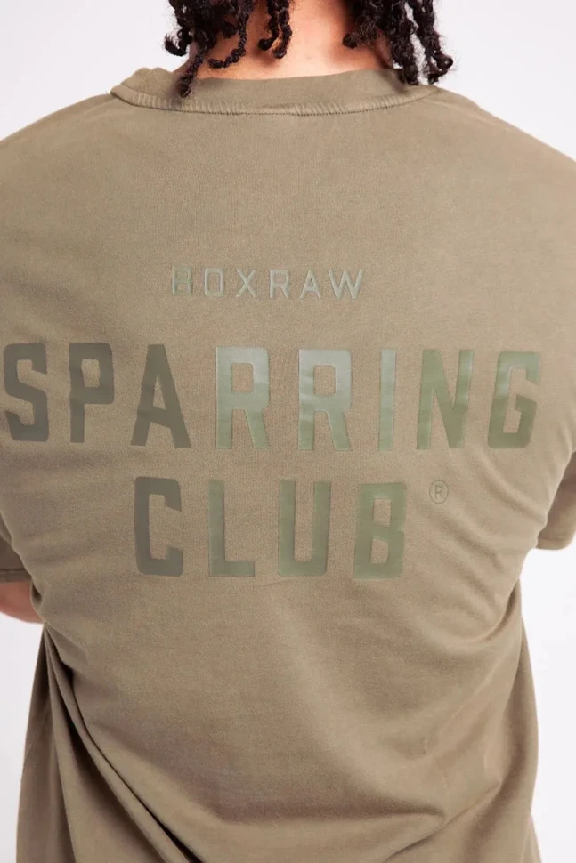 Футболка BoxRaw Sparring Club BXRW-SPCLT Olive в Челябинске  в Челябинске 