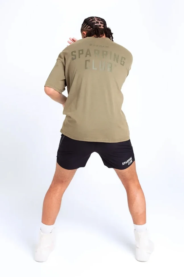 Футболка BoxRaw Sparring Club BXRW-SPCLT Olive в Челябинске  в Челябинске 