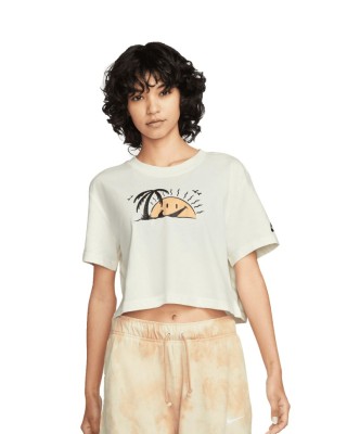 Футболка Nike W Nsw Tee Crop Fw с пальмой dq3309-133