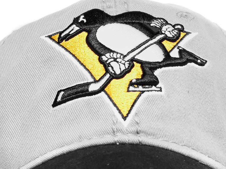 Бейсболка ATRIBUTIKA & CLUB Pittsburgh Penguins, серо-черн. 29056 в Челябинске  в Челябинске 