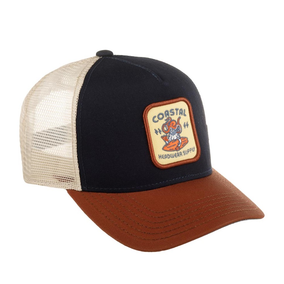 Бейсболка COASTAL HFT Headwear Supply (темно-синий бордовый) 50-151-53-00 в Челябинске в Челябинске