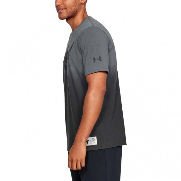 Футболка Under Armour PROJECT ROCK BULL GRAPHIC SS-GRY 1346099-012 в Челябинске  в Челябинске 