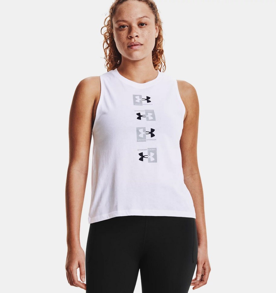 Under Armour Live UA Repeat Muscle Tank 1360836 100 2 299 IQON.RU