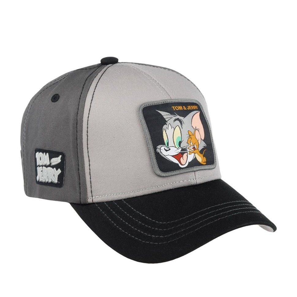 Бейсболка CAPSLAB Tom and Jerry CL/TAJ1/1/CASB/TJ4 серый черный ONE 88-405-47-00 в Челябинске  в Челябинске 