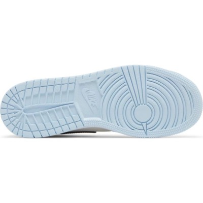 Кроссовки Nike Air Jordan 1 Mid GS “Ice Blue” 555112-401 