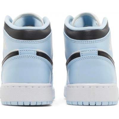 Кроссовки Nike Air Jordan 1 Mid GS “Ice Blue” 555112-401 