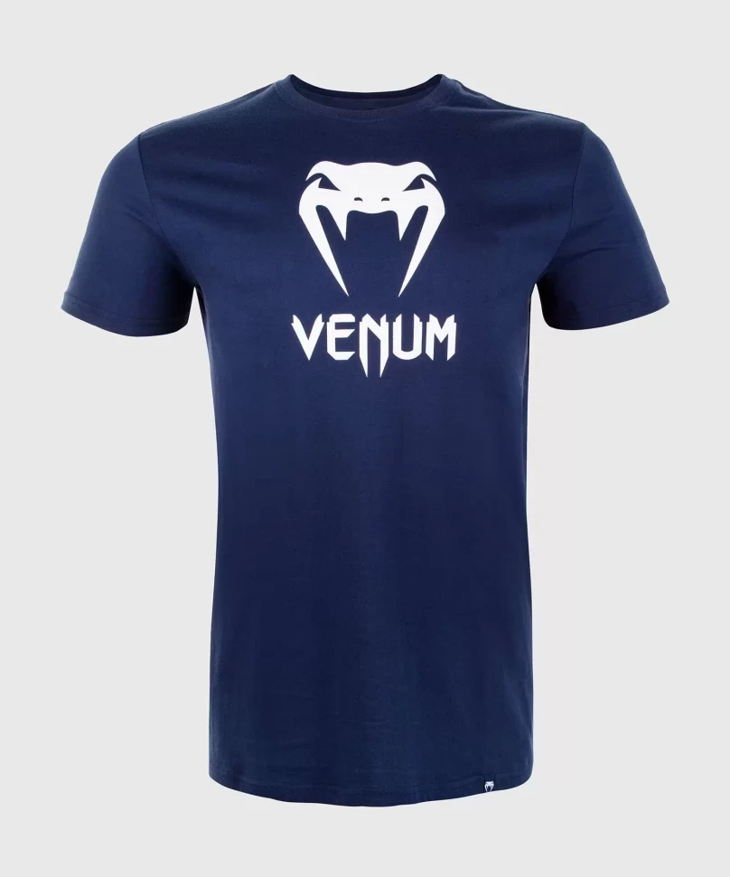 Футболка Venum Classic T-Shirt - Navy Blue VEN03526-018 в Челябинске  в Челябинске 