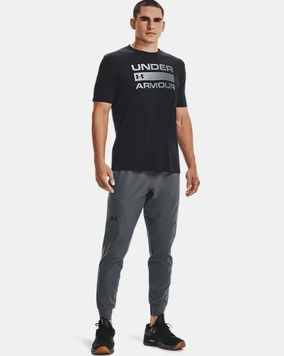 Футболка Under Armour UA TEAM ISSUE WORDMARK SS Black /  / Rhino Gray 1329582-001 в Челябинске  в Челябинске 