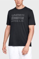 Футболка Under Armour UA TEAM ISSUE WORDMARK SS Black /  / Rhino Gray 1329582-001 в Челябинске  в Челябинске 