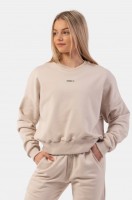 Джемпер Nebbia 420 Loose Fit Sweatshirt “Feeling Good” Cream в Челябинске  в Челябинске 