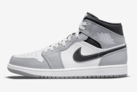 Кеды Nike AIR JORDAN 1 MID "LIGHT SMOKER GREY" 554724-078 в Челябинске  в Челябинске 