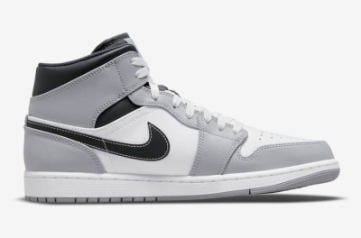 Кеды Nike AIR JORDAN 1 MID &quot;LIGHT SMOKER GREY&quot; 554724-078