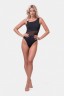 Купальник слитный Nebbia One shoulder sporty swimsuit 559 Black в Челябинске 