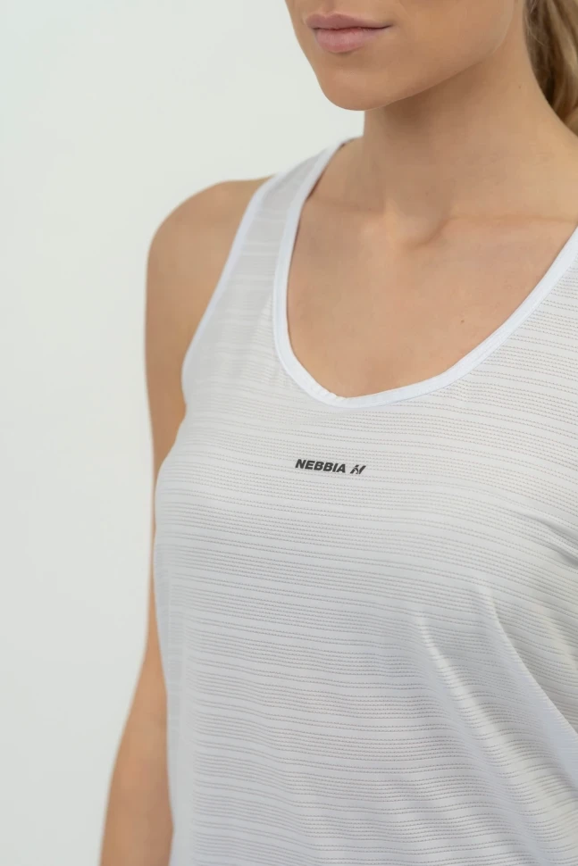 Майка Nebbia 439 tank top Airy White в Челябинске  в Челябинске 