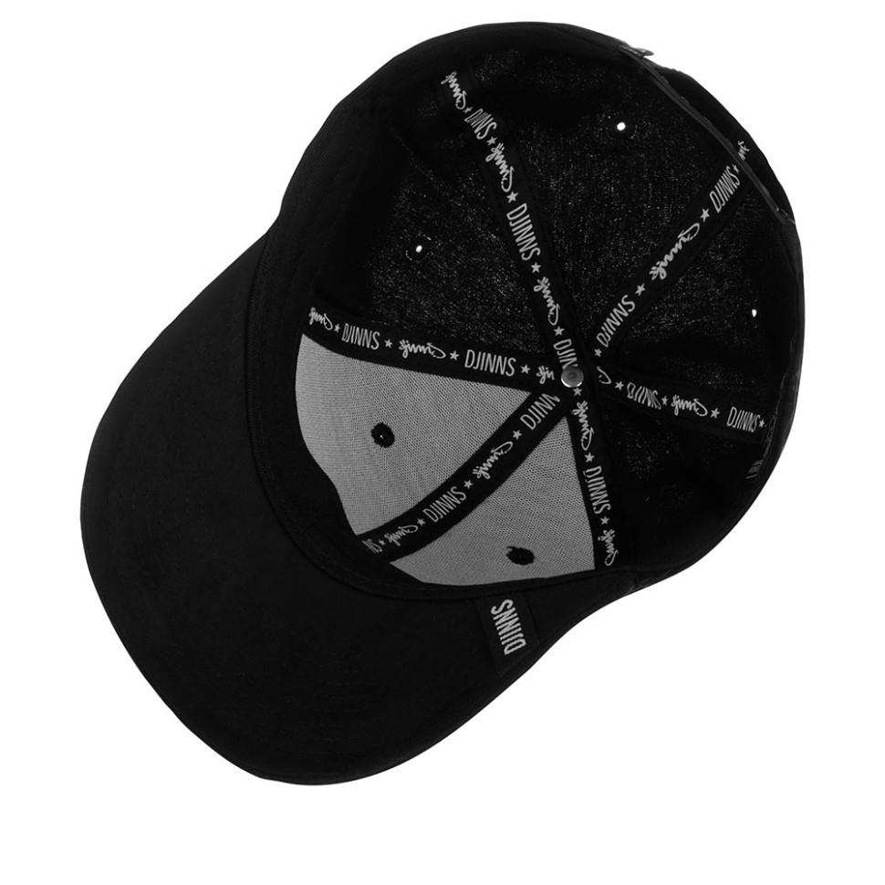 Бейсболка DJINNS 6P SB TrueFit DNC Sanded Canvas (черный) 50-078-09-00 в Челябинске в Челябинске