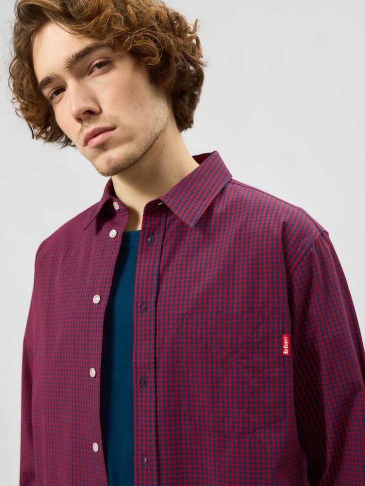 Рубашка Lee Cooper LC-SHIRT-054MSS/RDNV в Челябинске в Челябинске