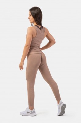 Майка Nebbia Organic Cotton Ribbed Tank Top 414 brown