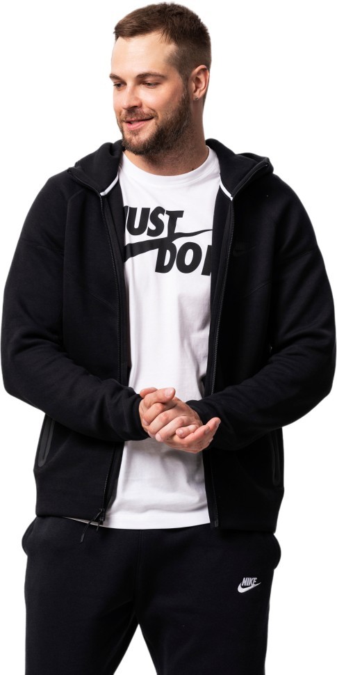 Толстовка Nike M Nk Tch Flc Fz Wr Hoodie FB7921-010 в Челябинске  в Челябинске 